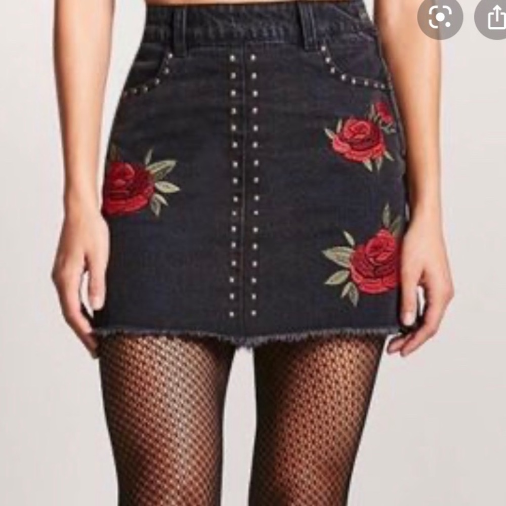 Forever 21 Jean Skirt